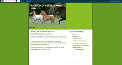 Desktop Screenshot of anatomiavetutp.blogspot.com