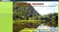 Desktop Screenshot of cascalhogrosso.blogspot.com
