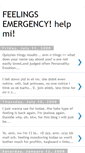 Mobile Screenshot of feelings-emergency.blogspot.com