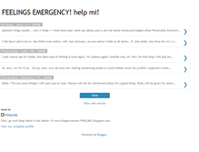 Tablet Screenshot of feelings-emergency.blogspot.com