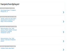 Tablet Screenshot of harpsichordplayer.blogspot.com