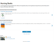 Tablet Screenshot of nursingbooks.blogspot.com