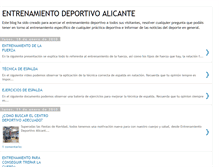 Tablet Screenshot of entrenamientodeportivoalicante.blogspot.com