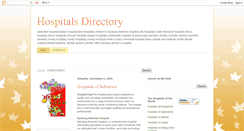 Desktop Screenshot of hospitalsdirectory.blogspot.com