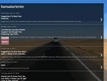 Tablet Screenshot of bonsaioriente.blogspot.com