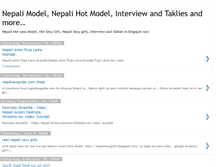 Tablet Screenshot of nepali-model.blogspot.com