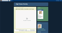 Desktop Screenshot of highpraisesworship.blogspot.com
