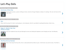 Tablet Screenshot of letsplaydolls.blogspot.com