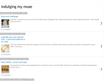Tablet Screenshot of indulgingmymuse.blogspot.com