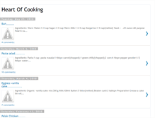 Tablet Screenshot of heartofcooking.blogspot.com