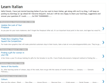 Tablet Screenshot of learnitaliano.blogspot.com