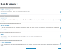 Tablet Screenshot of blogdovolume1.blogspot.com