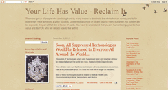 Desktop Screenshot of lifehasvalue.blogspot.com