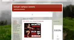 Desktop Screenshot of kenyancampuscareers.blogspot.com