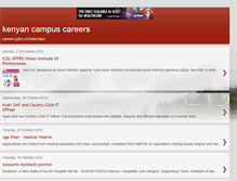 Tablet Screenshot of kenyancampuscareers.blogspot.com