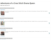 Tablet Screenshot of crossstitchdramaqueen.blogspot.com