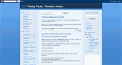 Desktop Screenshot of freakytrix.blogspot.com