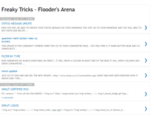 Tablet Screenshot of freakytrix.blogspot.com