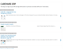 Tablet Screenshot of careware-erp.blogspot.com