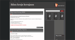 Desktop Screenshot of iklankerja-kerajaan.blogspot.com