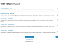 Tablet Screenshot of iklankerja-kerajaan.blogspot.com