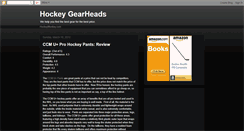 Desktop Screenshot of hockeygearheads.blogspot.com