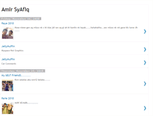 Tablet Screenshot of amirsyafiq.blogspot.com