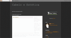 Desktop Screenshot of cabeloeestetica.blogspot.com