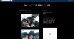 Desktop Screenshot of geekbitch.blogspot.com
