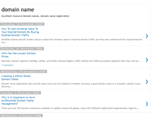 Tablet Screenshot of domainname01.blogspot.com