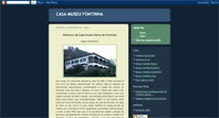 Desktop Screenshot of casamuseufontinha.blogspot.com