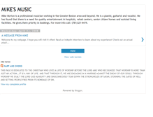 Tablet Screenshot of mikesmusic53.blogspot.com