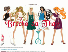 Tablet Screenshot of brecho-da-thay.blogspot.com