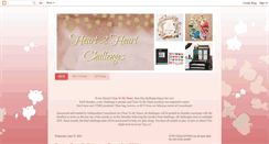 Desktop Screenshot of heart2heartchallenges.blogspot.com