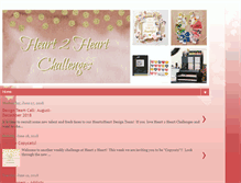 Tablet Screenshot of heart2heartchallenges.blogspot.com
