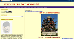 Desktop Screenshot of evrenselbilinc.blogspot.com