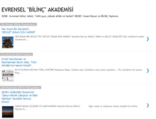 Tablet Screenshot of evrenselbilinc.blogspot.com