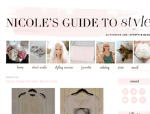Tablet Screenshot of guidetostyle.blogspot.com