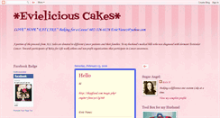 Desktop Screenshot of evieliciouscakes.blogspot.com