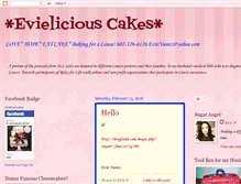 Tablet Screenshot of evieliciouscakes.blogspot.com