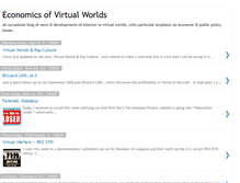 Tablet Screenshot of economicsofvirtualworlds.blogspot.com