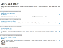Tablet Screenshot of gavetacomsaber.blogspot.com