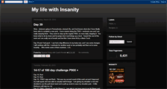 Desktop Screenshot of mylifewithinsanity.blogspot.com