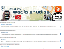 Tablet Screenshot of cvhsmediastudies.blogspot.com