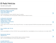 Tablet Screenshot of elpadulnoticias.blogspot.com