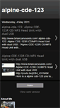 Mobile Screenshot of alpine-cde-123.blogspot.com