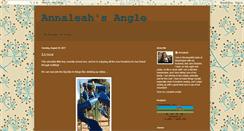 Desktop Screenshot of annaleahsangle.blogspot.com