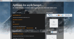 Desktop Screenshot of aplikasi-ku.blogspot.com