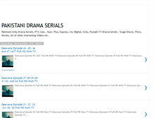 Tablet Screenshot of dramaserialpk.blogspot.com