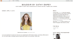 Desktop Screenshot of boudoirbycathyempey.blogspot.com